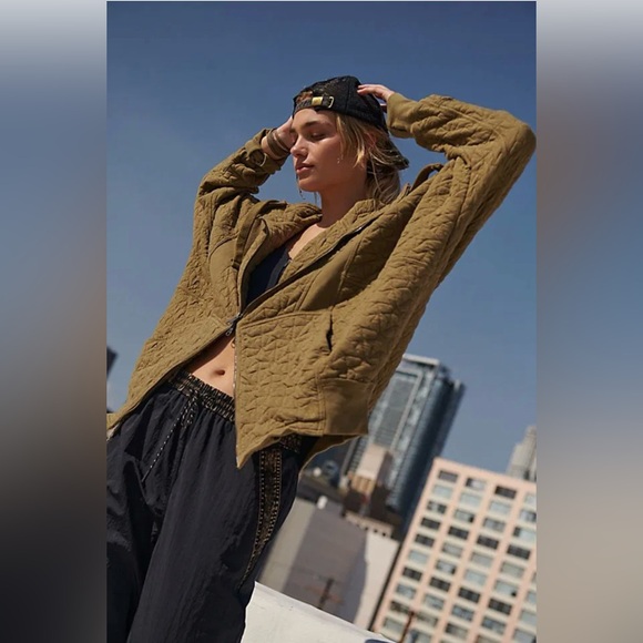 NWOT FP Movement All Your Love Quilted Hoodie - Picture 6 of 7